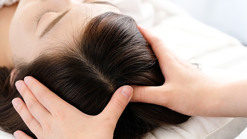 もみほぐし+ドライヘッドケアのイメージ